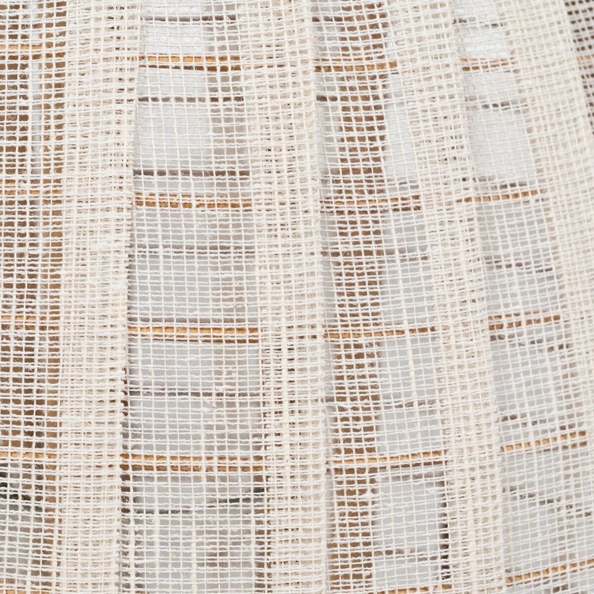 Farol Beige Natural Bambú Cristal 38 x 38 x 70 cm
